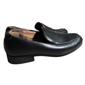Shoes For Crews Womens 8 Leather Slip On Loafer Slip Resistant Work Shoe Comfort